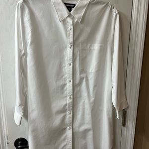 Women’s Land’s End Button Down No Iron Tunic